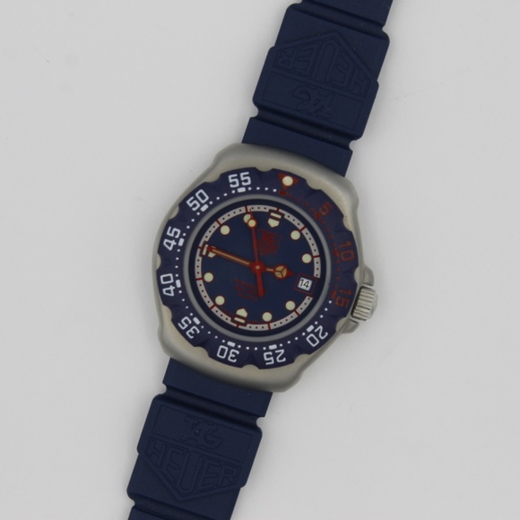 New Tag Heuer Formula 1 Womens Watch Blue Silver Red 370.508 NOS Mint WA1410 - Picture 3 of 8